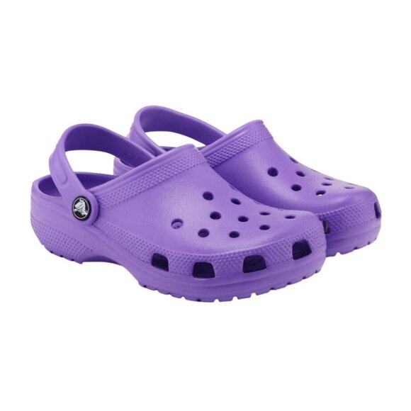 Crocs Kids Classic Clog in Galaxy Purple – Size 4 New with Tags - Picture 9 of 13
